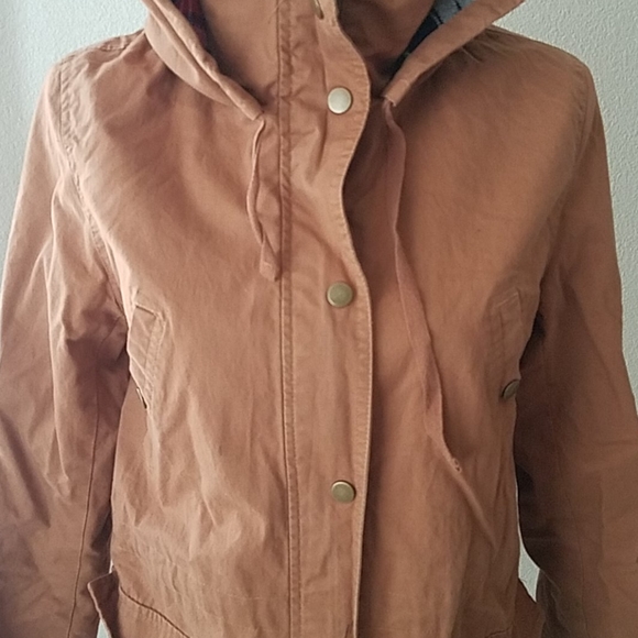 Love Tree Brown Hooded Jacket - Picture 3 of 10